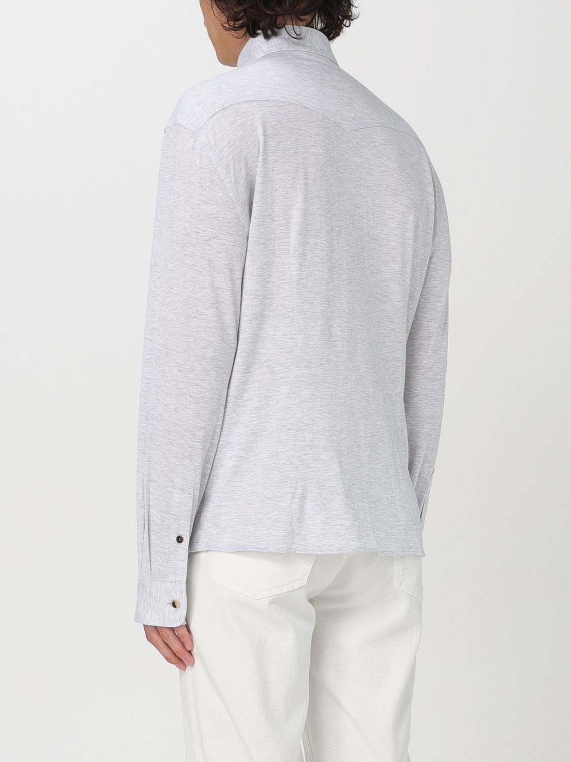 BRUNELLO CUCINELLI CAMICIA: Camicia uomo Brunello Cucinelli, Perla - Img 3