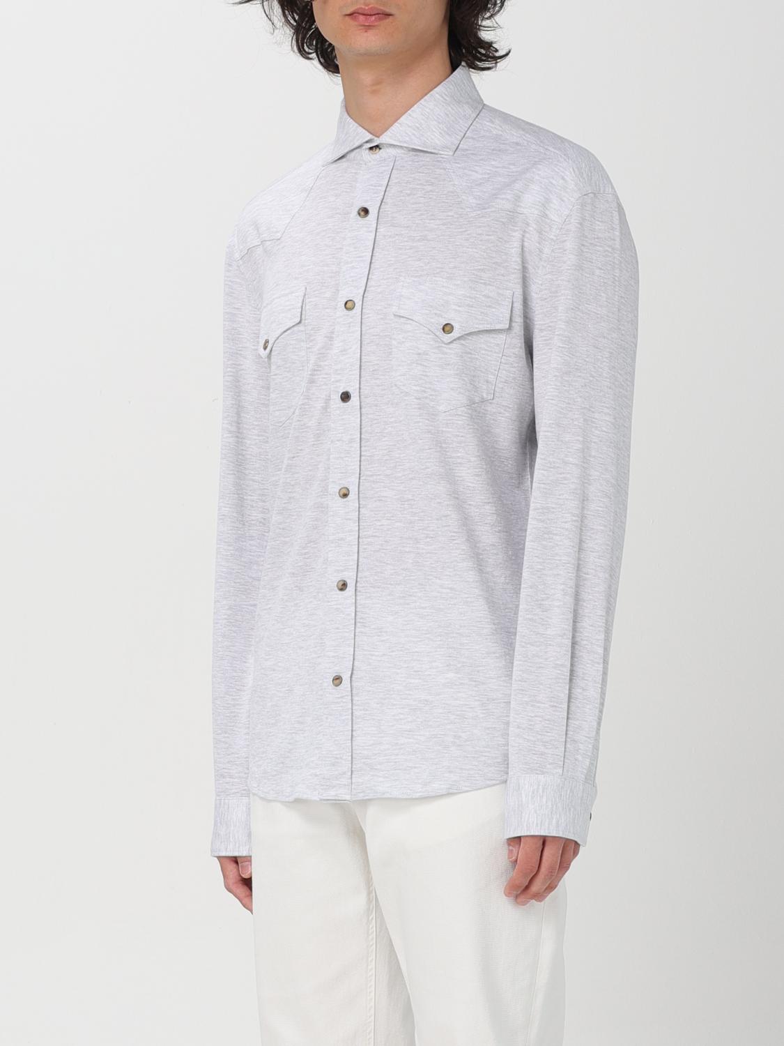 BRUNELLO CUCINELLI CAMICIA: Camicia uomo Brunello Cucinelli, Perla - Img 4