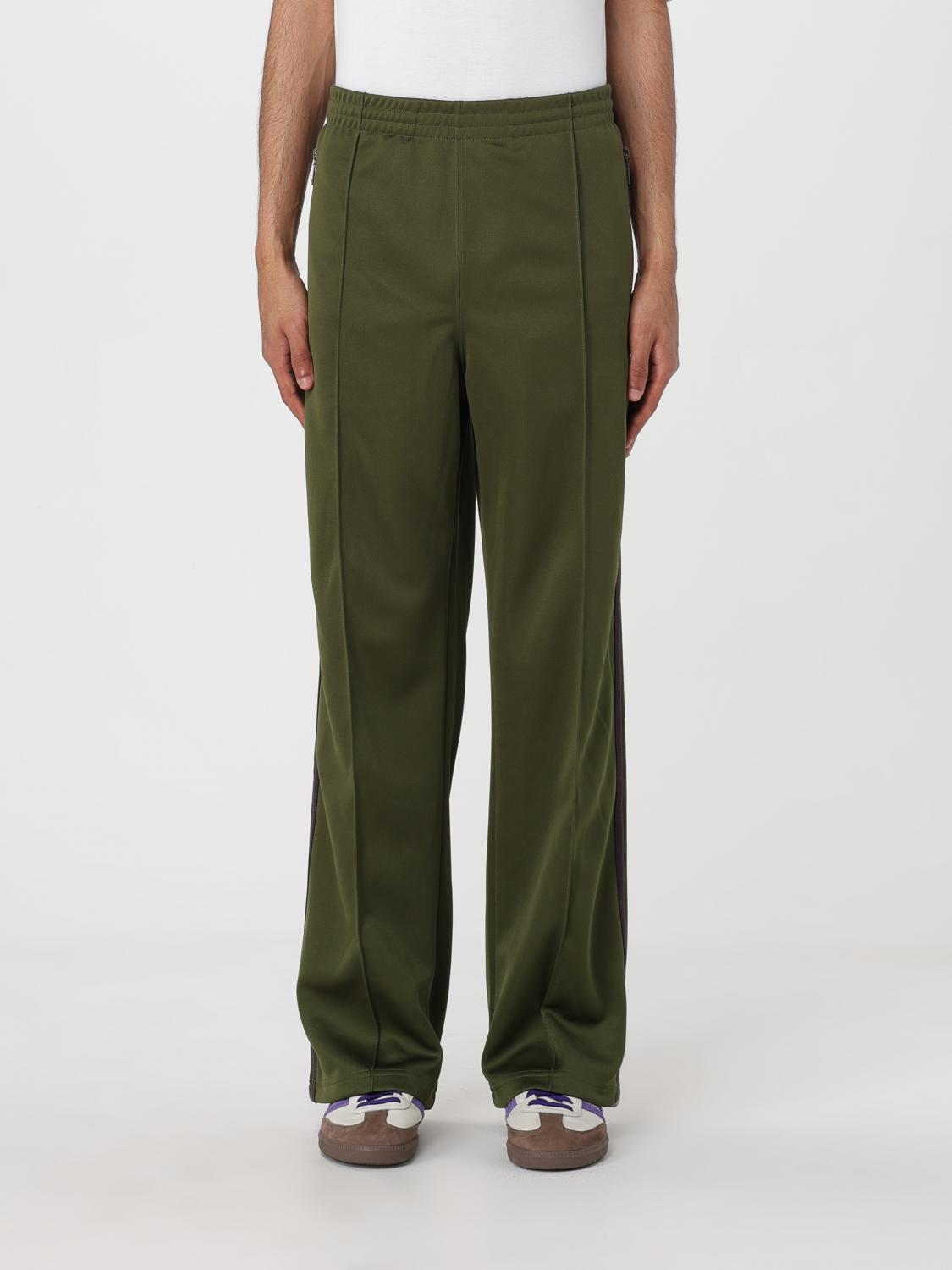 NEEDLES: Pants men - Green | Needles pants OT228 online at GIGLIO.COM