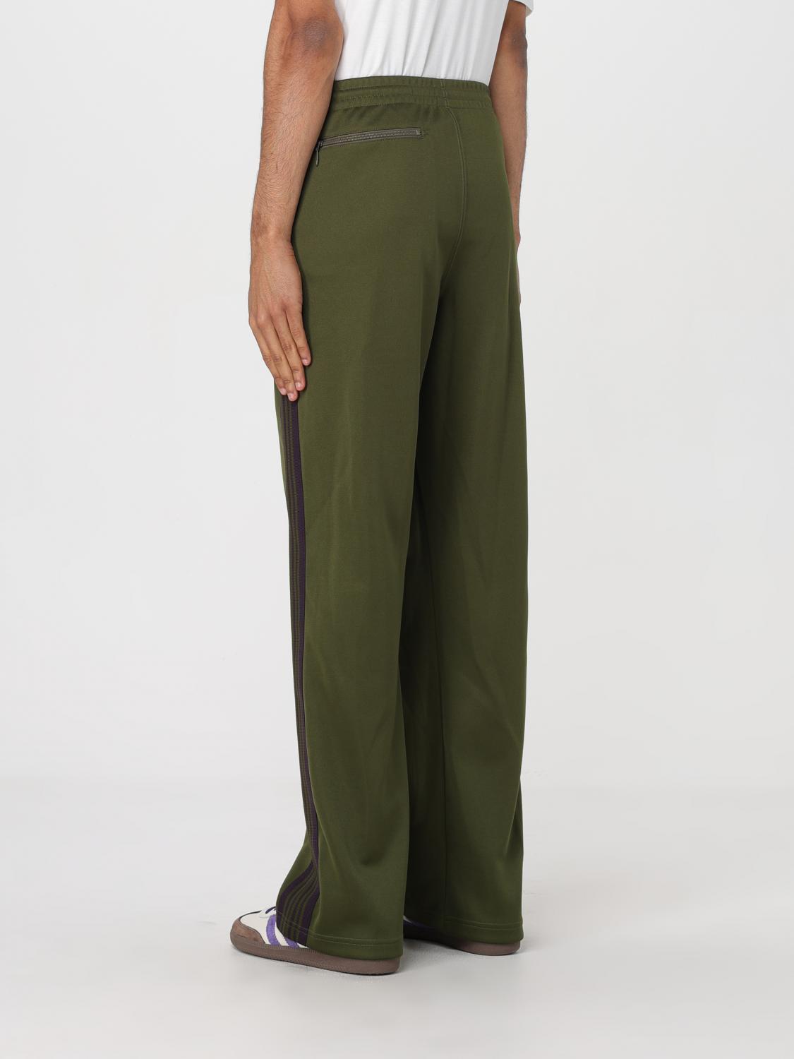 NEEDLES: Pants men - Green | Needles pants OT228 online at GIGLIO.COM