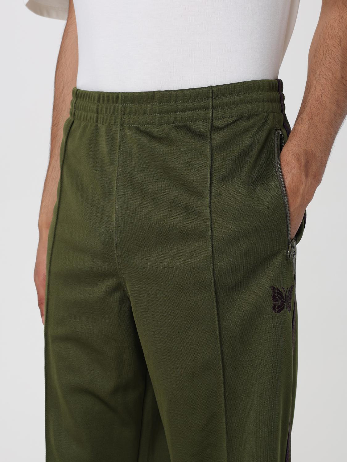 NEEDLES: Pants men - Green | Needles pants OT228 online at GIGLIO.COM