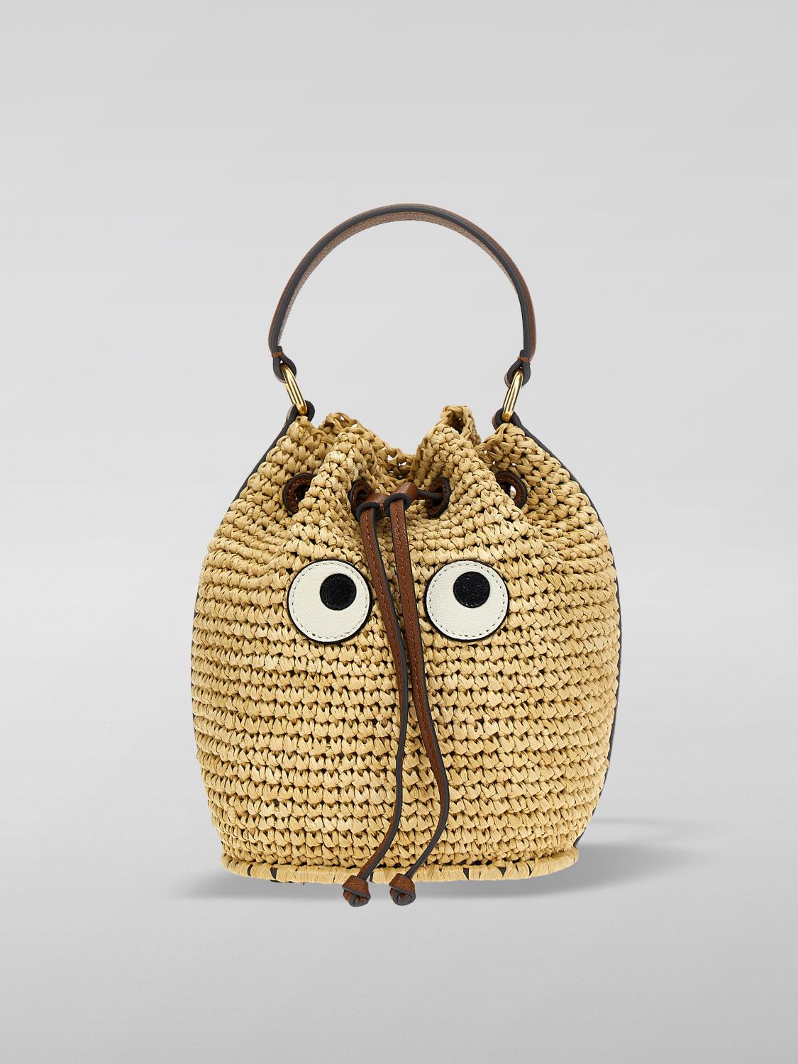 ANYA HINDMARCH: Shoulder bag woman Beige Anya Hindmarch mini