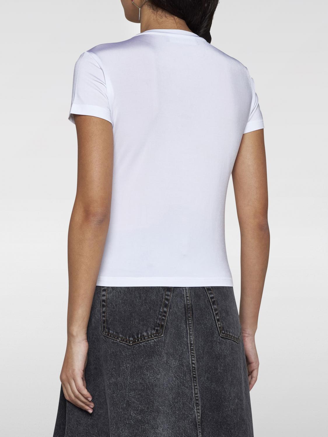 Tシャツ・カットソー Y/PROJECT Woman T-Shirt White 104TO004 OPTICWHITE Y/Project Outlet: T-shirt woman - White | Y/Project t-shirt