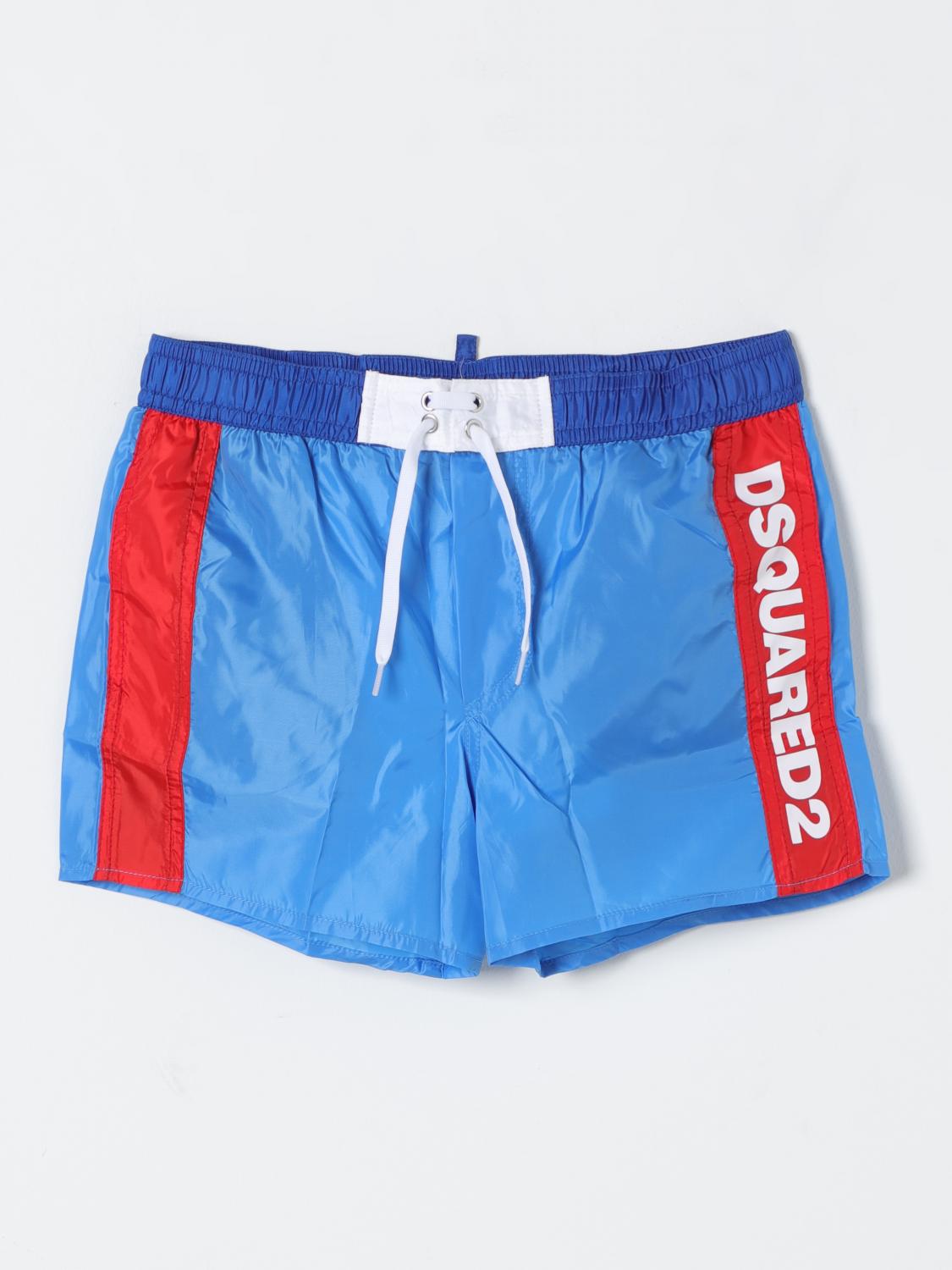 Dsquared2 Kids Boys Swimwear In Army