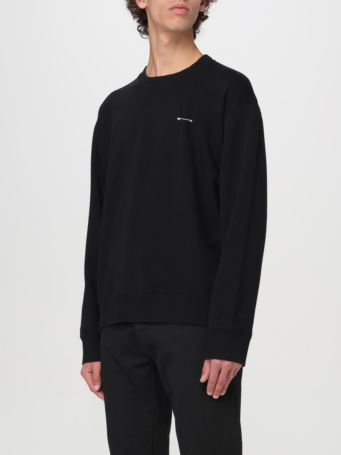 Mm6 Maison Margiela スウェットシャツ メンズ - ブラック