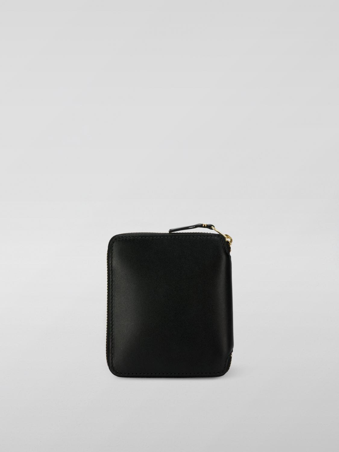 COMME DES GARÇONS WALLET 지갑: Comme Des Garçons Wallet 가죽 지갑, 블랙 - Img 3