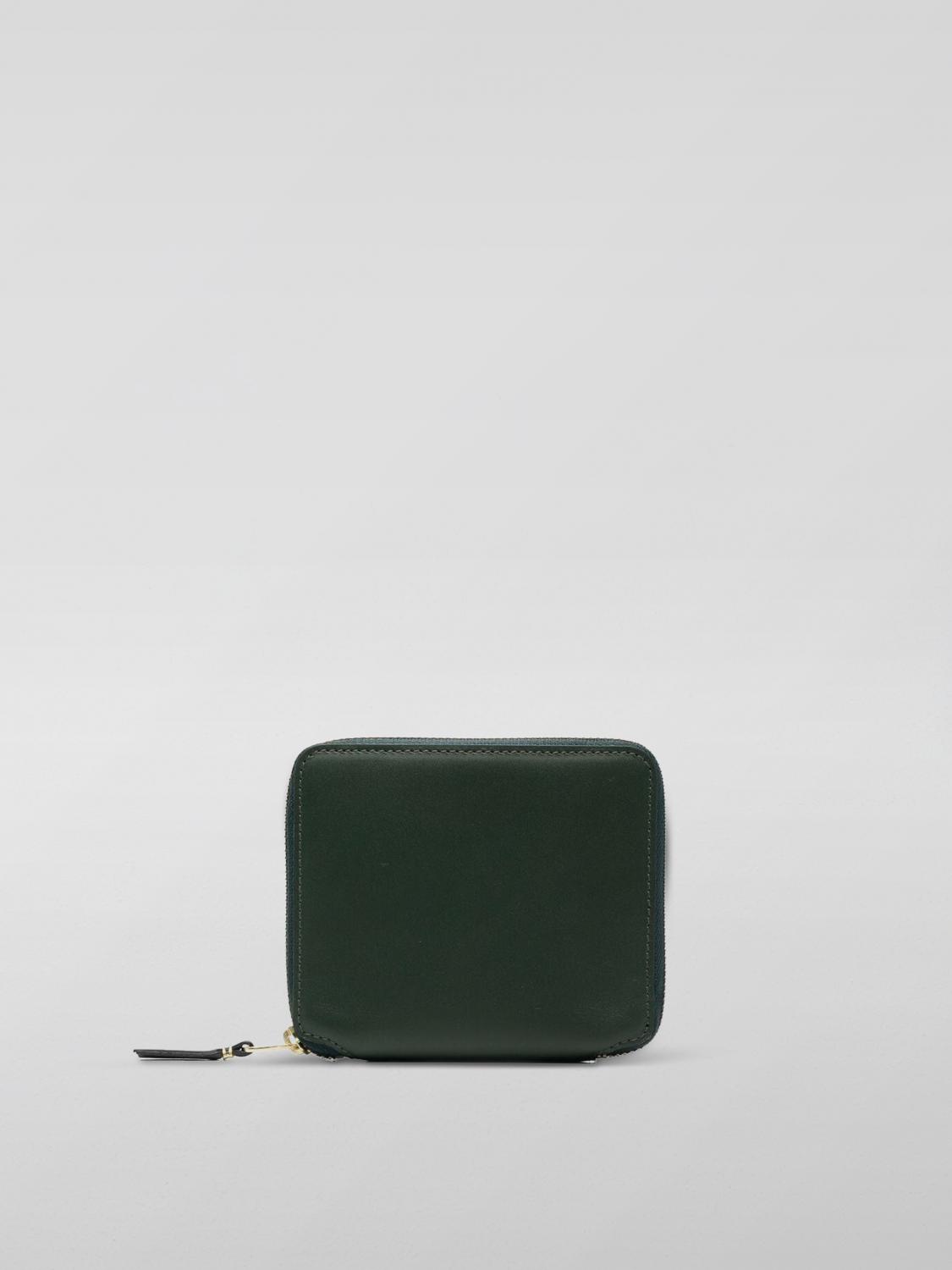 COMME DES GARÇONS WALLET PORTEMONNAIE: Comme Des Garçons Wallet Ledergeldbörse, Grün - Img 1