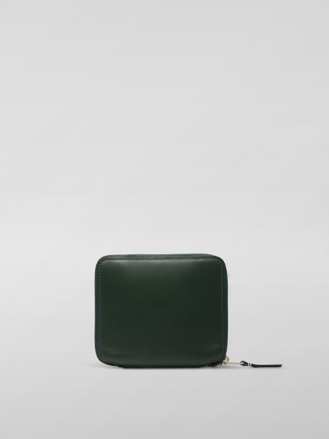 COMME DES GARÇONS WALLET PORTEMONNAIE: Comme Des Garçons Wallet Ledergeldbörse, Grün - Img 3