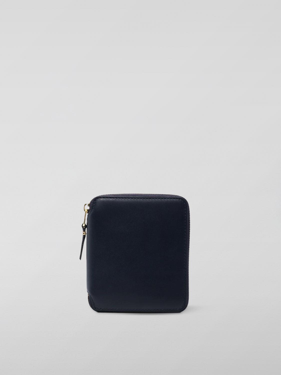 COMME DES GARÇONS WALLET WALLET: Comme Des Garçons Wallet Leather Wallet, Navy - Img 1