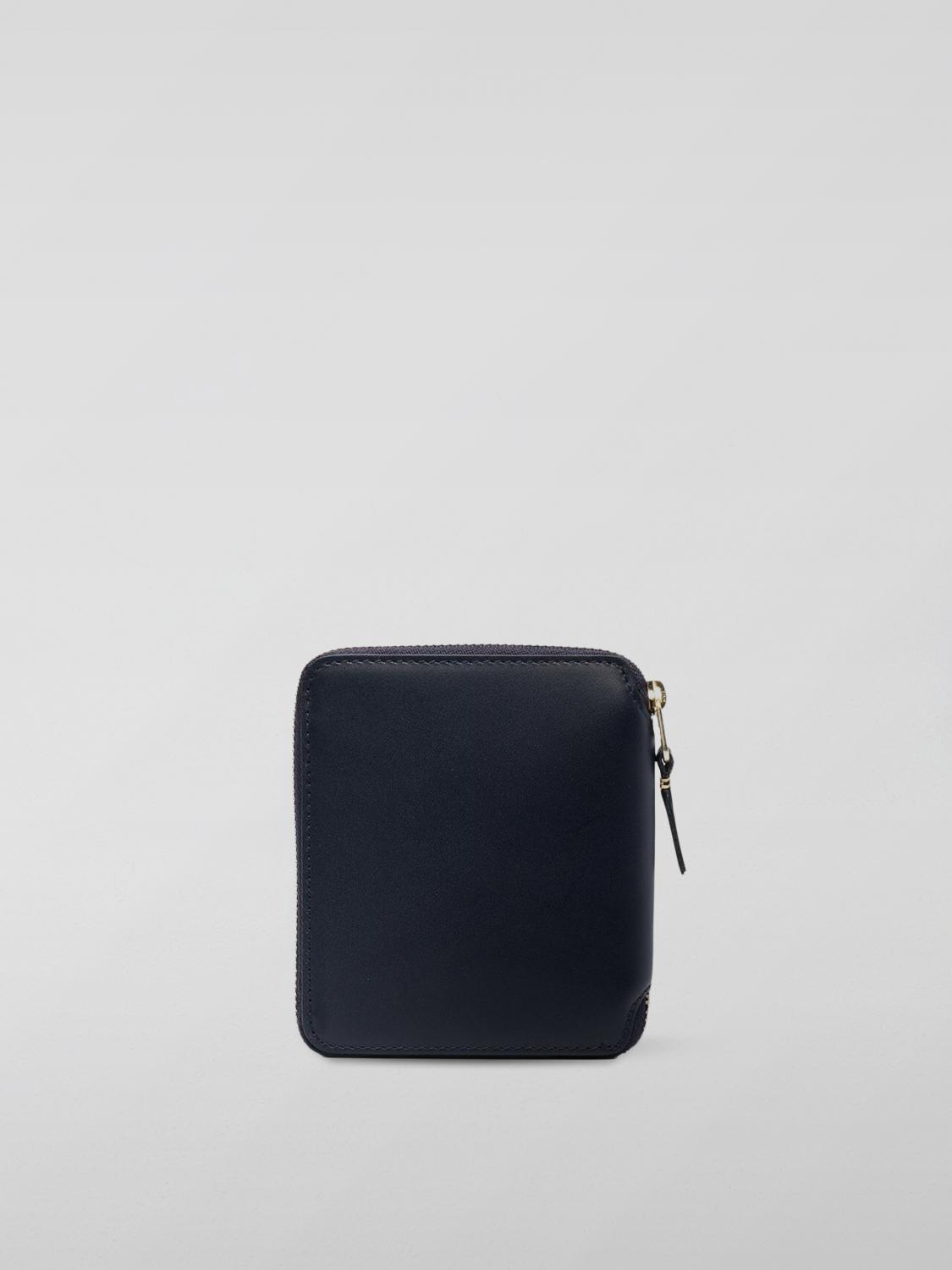 COMME DES GARÇONS WALLET WALLET: Comme Des Garçons Wallet Leather Wallet, Navy - Img 3