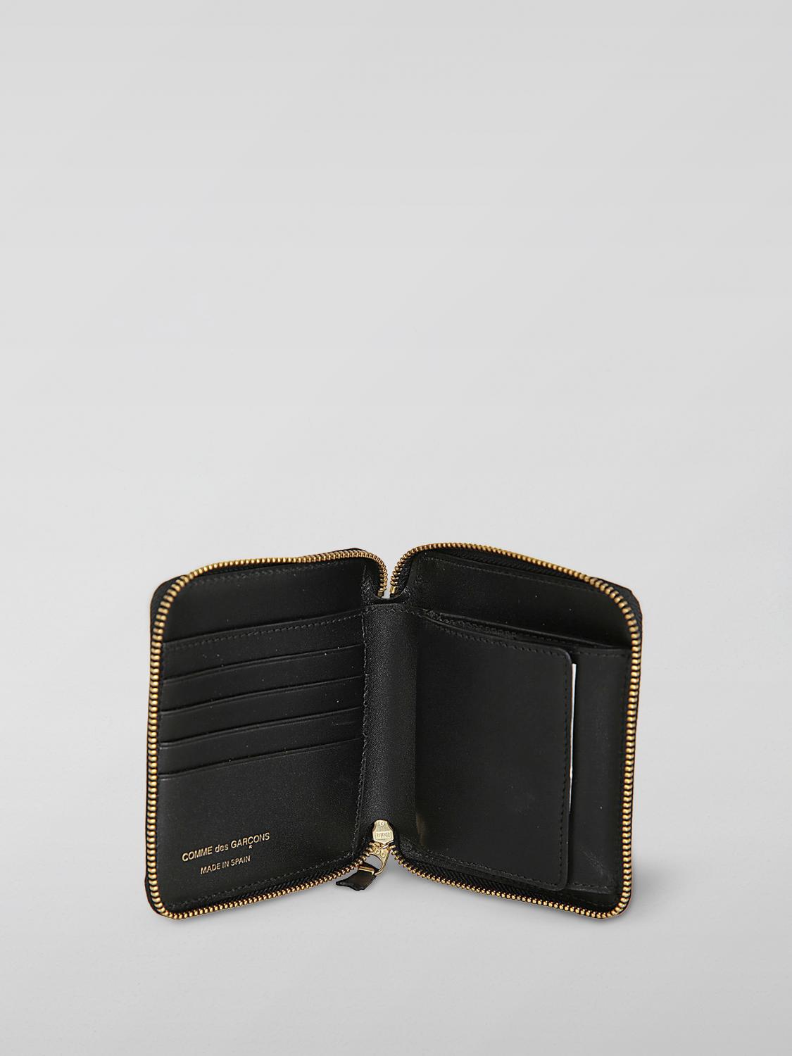 COMME DES GARÇONS WALLET WALLET: Comme Des Garçons Wallet Leather Wallet, Black 1 - Img 2