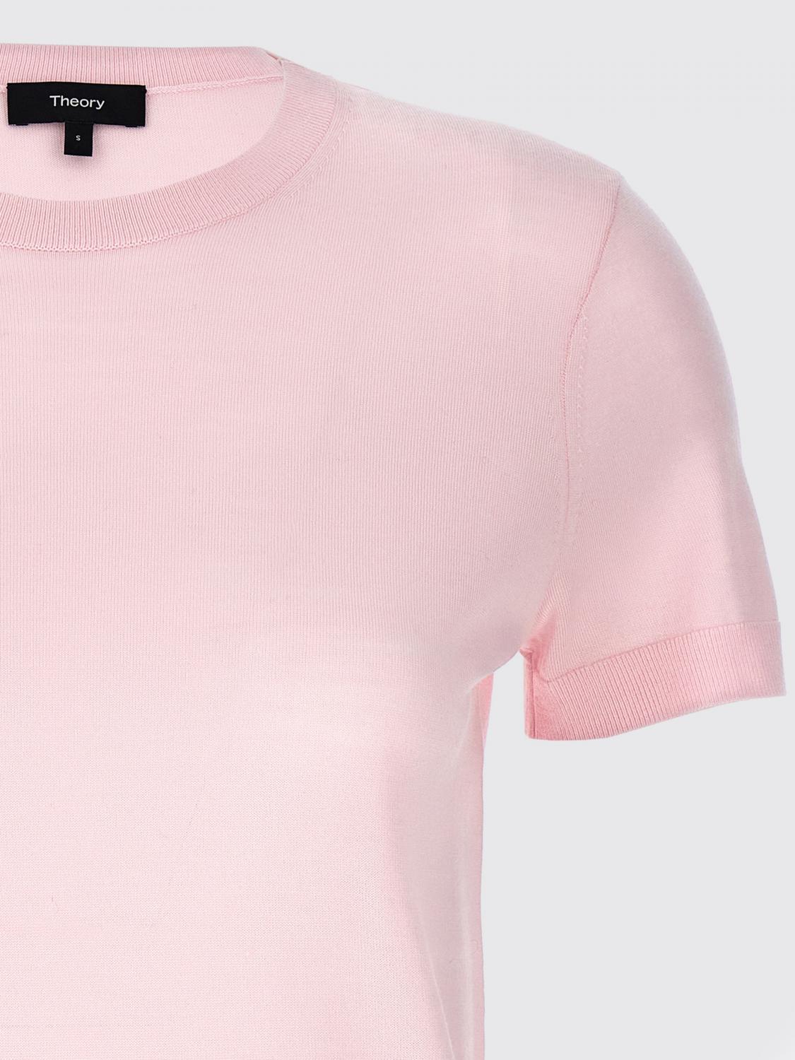 THEORY JERSEY: Cárdigan mujer Theory, Rosa - Img 3