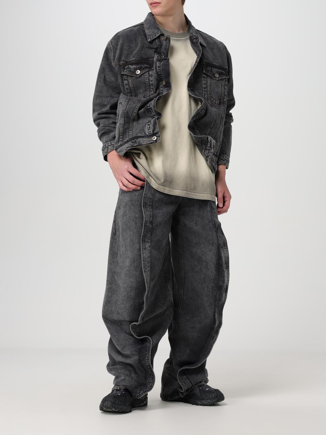 Y/PROJECT JEANS: Jeans men Y/project, Black - Img 2