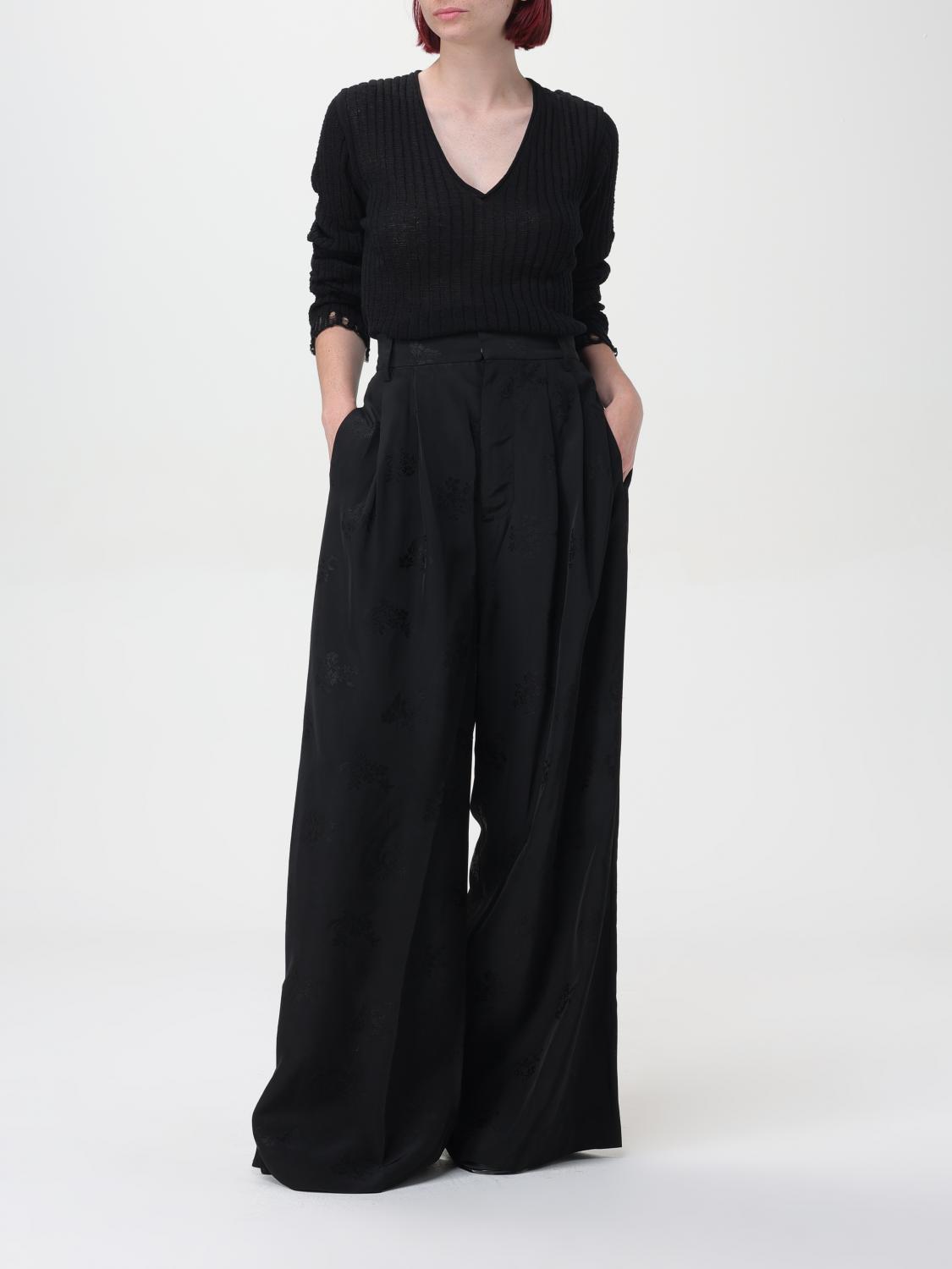 パンツ UMA WANG Woman Pants Black UW3022 UW90 Uma Wang Pollock Pants - Black | Garmentory