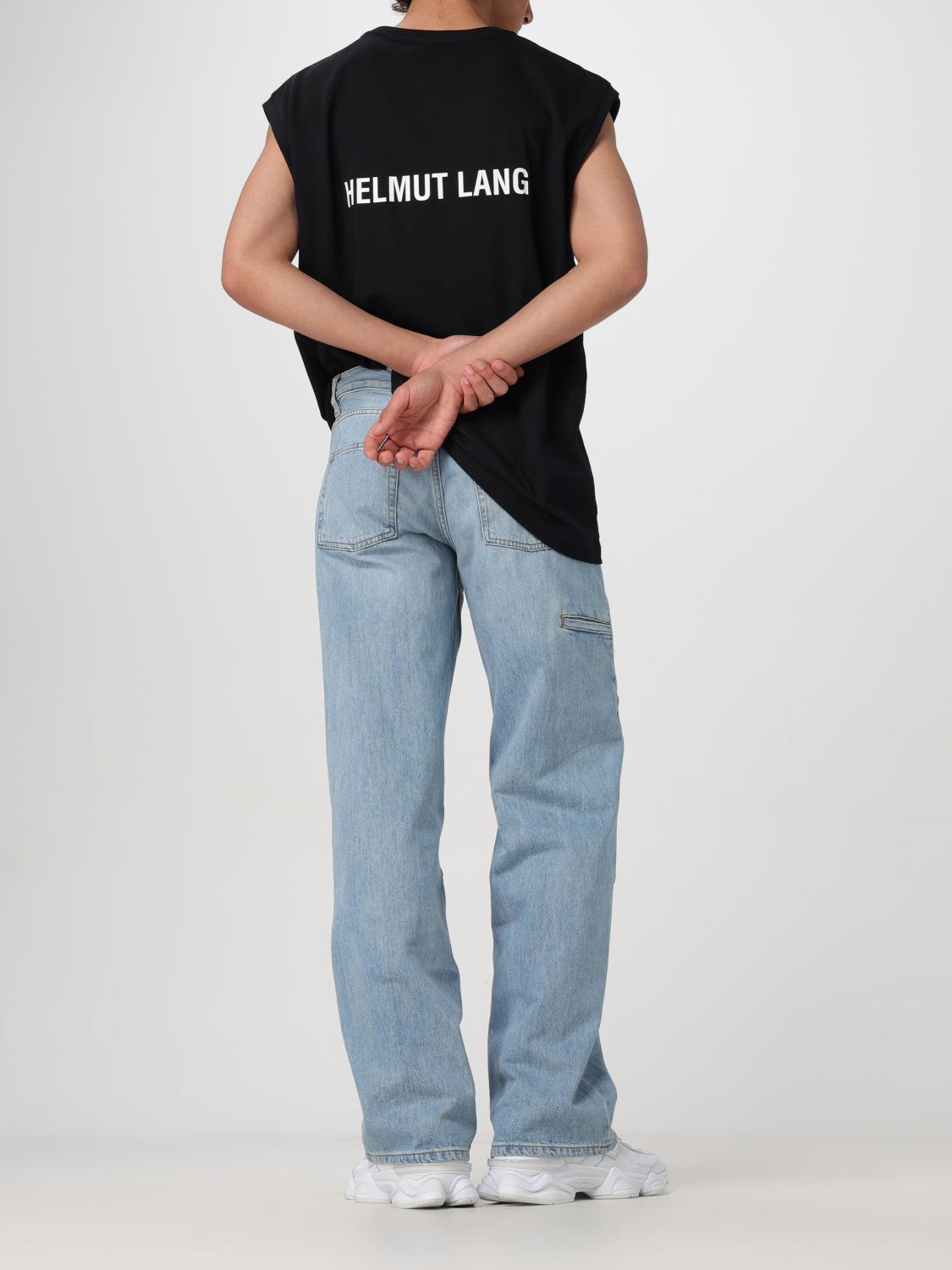 HELMUT LANG JEANS: Jeans Helmut Lang in denim di cotone con impunture , Blue - Img 2