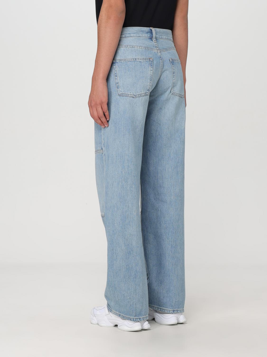 HELMUT LANG JEANS: Jeans Helmut Lang in denim di cotone con impunture , Blue - Img 3