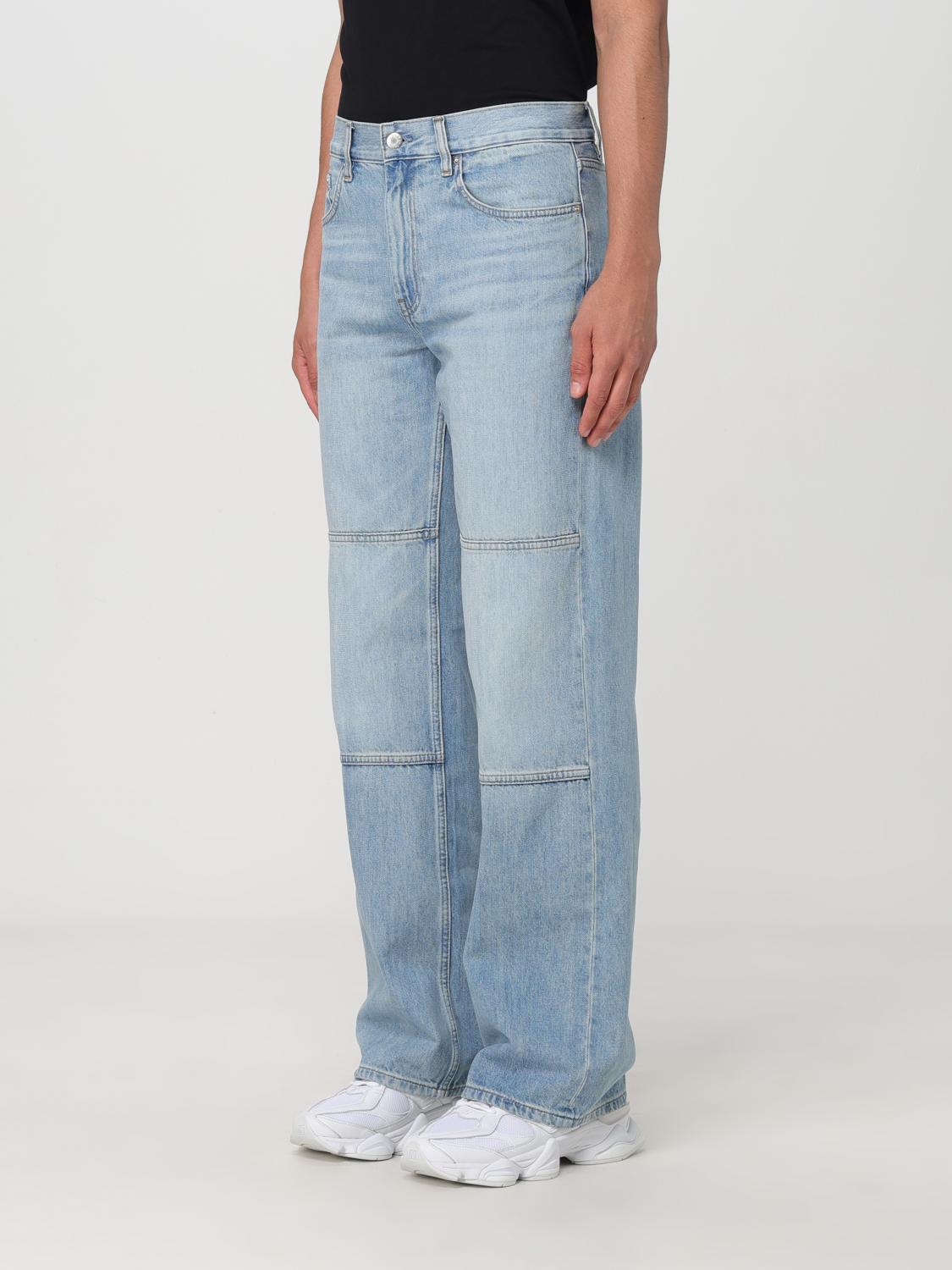 HELMUT LANG JEANS: Jeans Helmut Lang in denim di cotone con impunture , Blue - Img 4