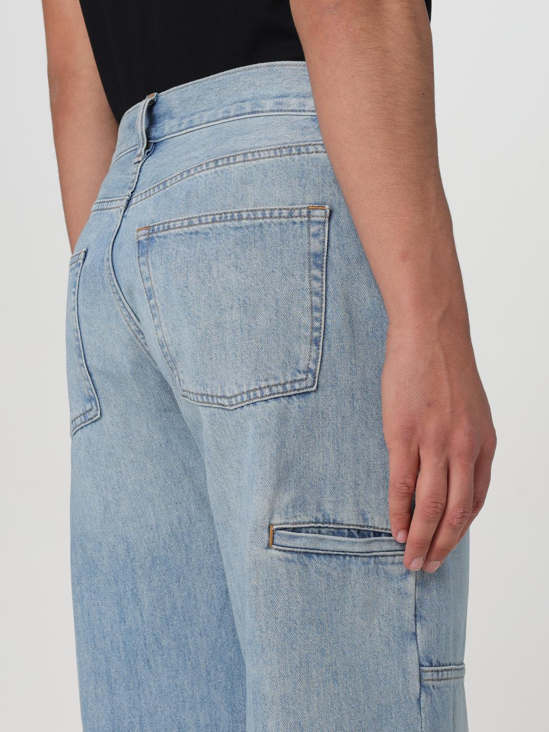 HELMUT LANG JEANS: Jeans Helmut Lang in denim di cotone con impunture , Blue - Img 5