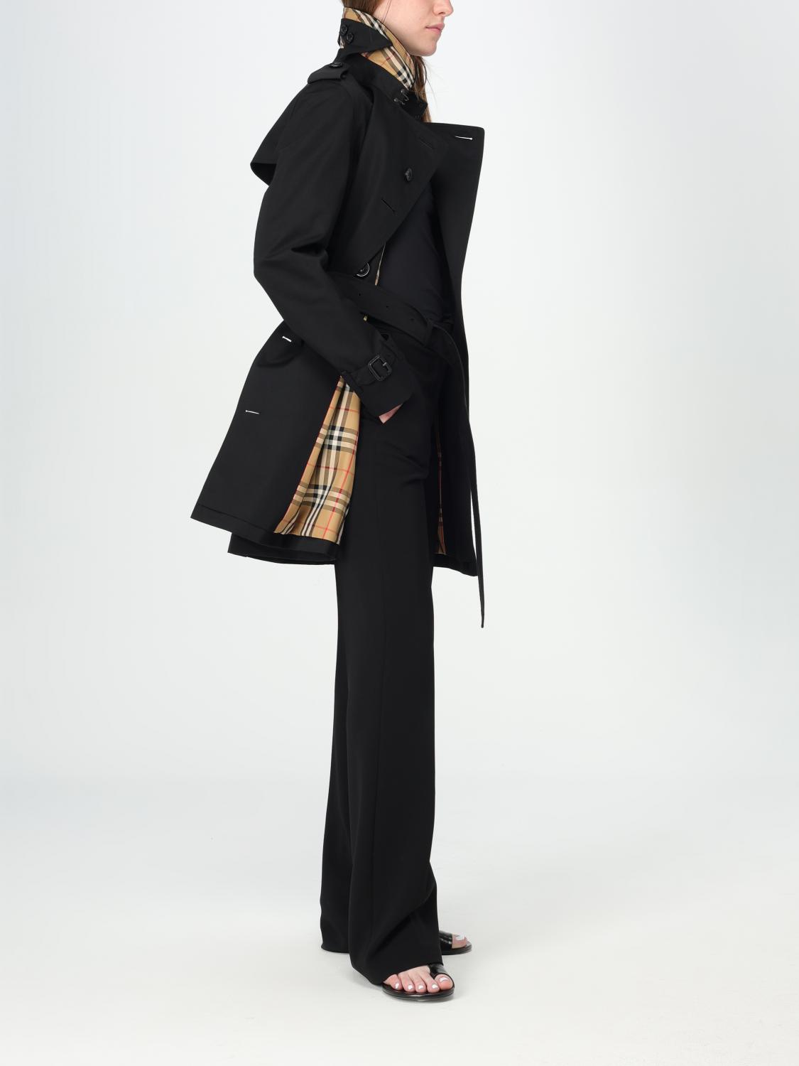 コート BURBERRY Women Trench Coats 8079415 Black 22541573_59010298_600.jpg