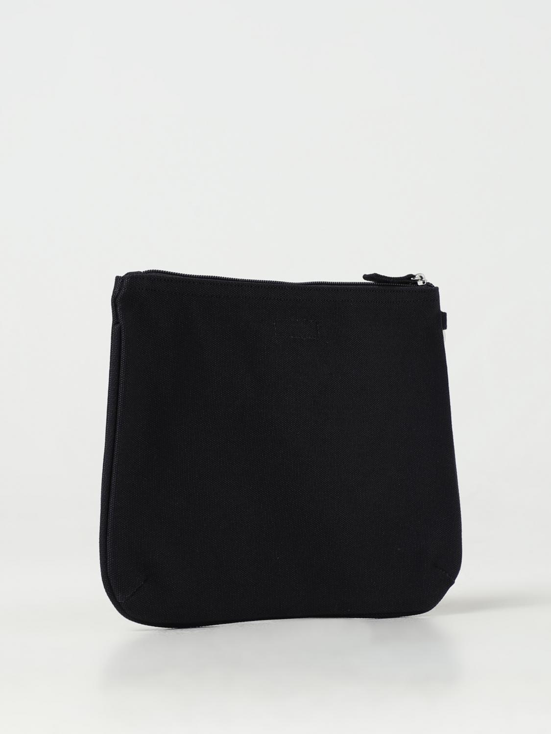 EMPORIO ARMANI PORTADOCUMENTI: Pouch Emporio Armani in tessuto sintetico , Blue Navy - Img 2