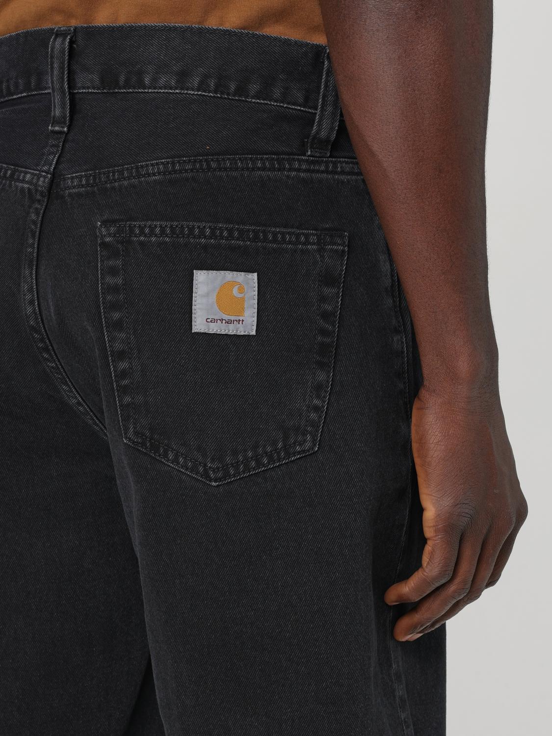 CARHARTT WIP ШОРТЫ: Шорты Carhartt Wip из хлопкового денима, Черный - Img 3