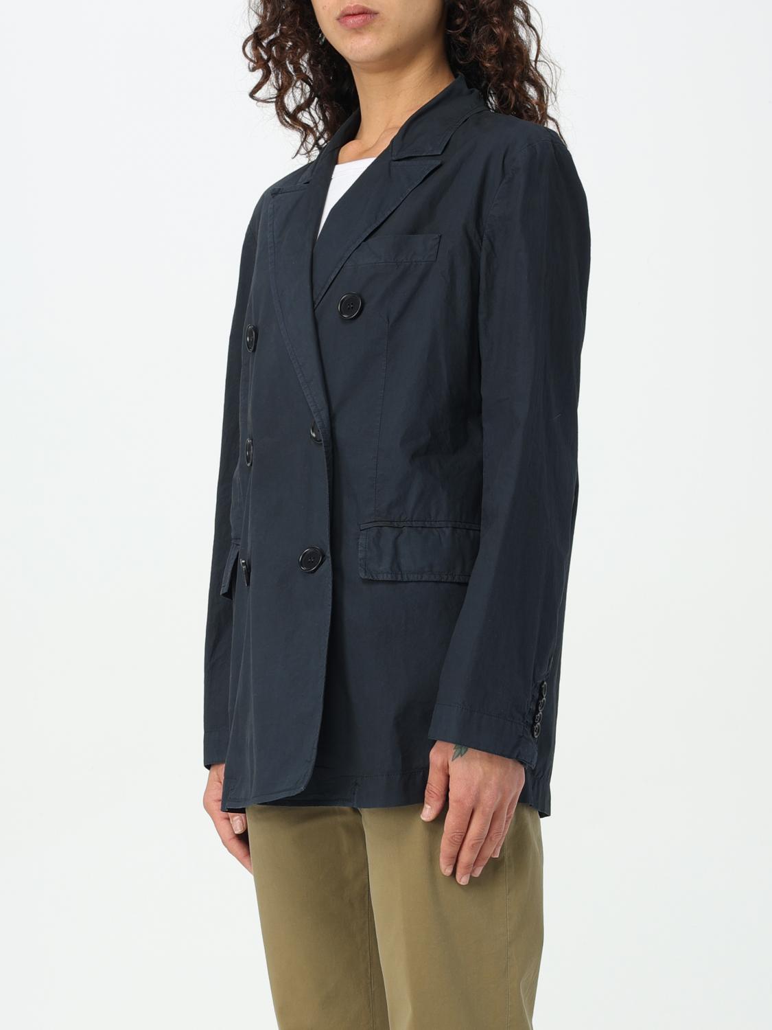 ASPESI GIACCA: Blazer a doppiopetto Aspesi in cotone, Blue Navy - Img 3