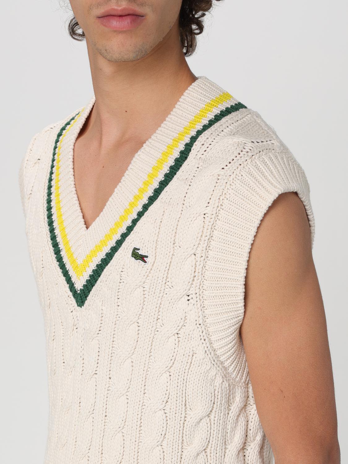 LACOSTE SWEATER: Sweater men Lacoste, White - Img 3