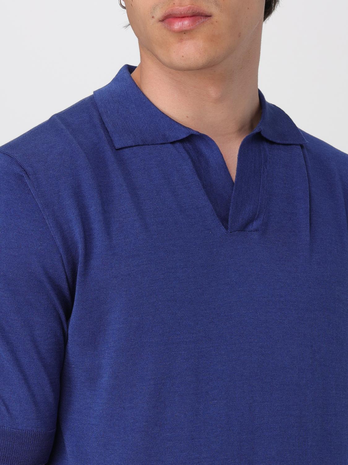 BALLANTYNE POLO: Jersey hombre Ballantyne, Azul Oscuro - Img 3