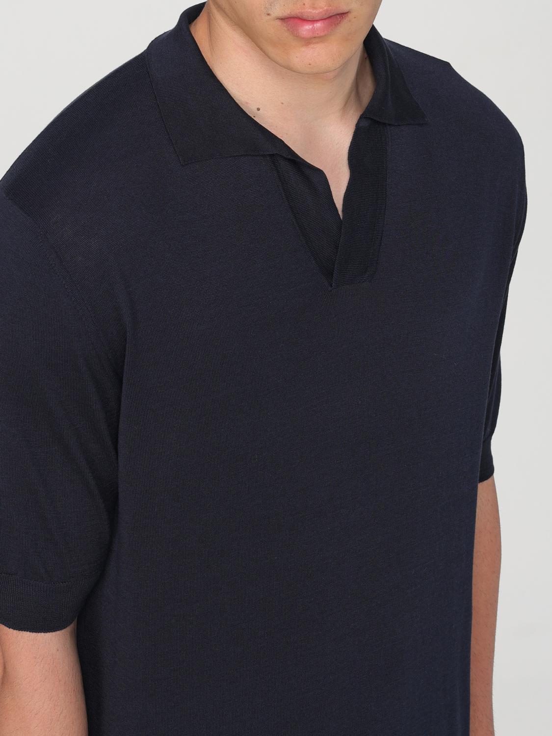BALLANTYNE POLO: Jersey hombre Ballantyne, Azul Marino - Img 3