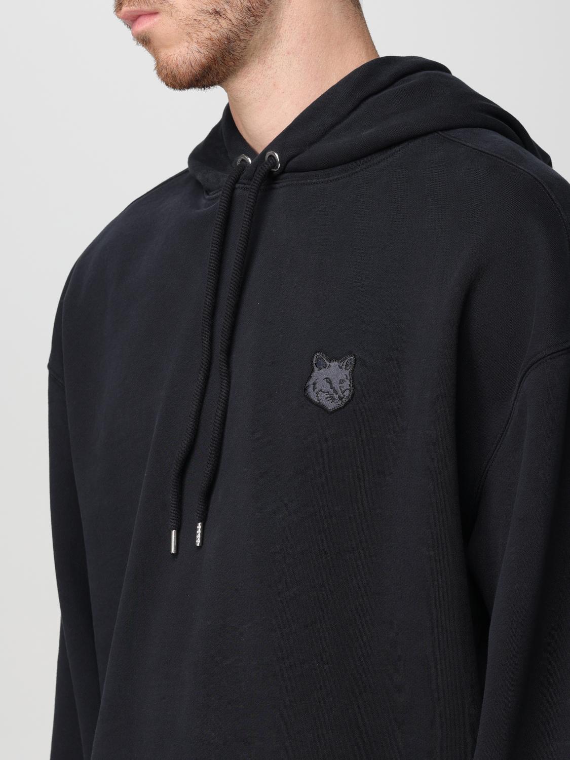 MAISON KITSUNÉ SWEATSHIRT: Sweatshirt herren Maison KitsunÉ, Schwarz - Img 3