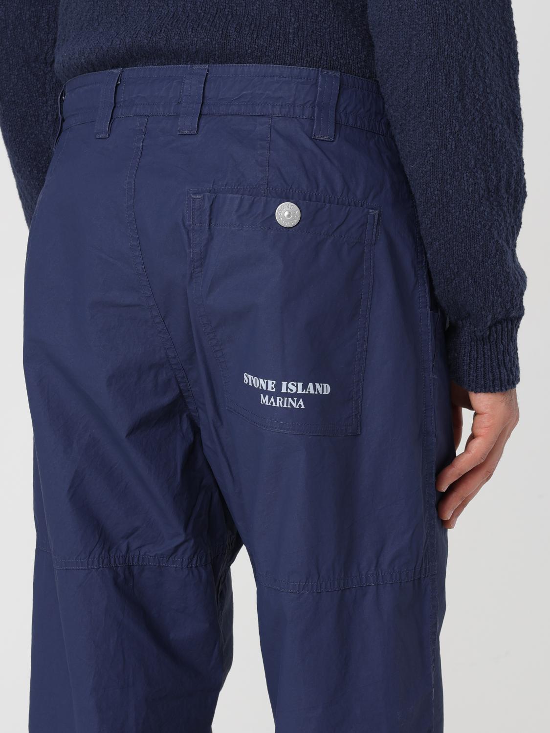 STONE ISLAND TROUSERS: Trousers men Stone Island, Blue - Img 5