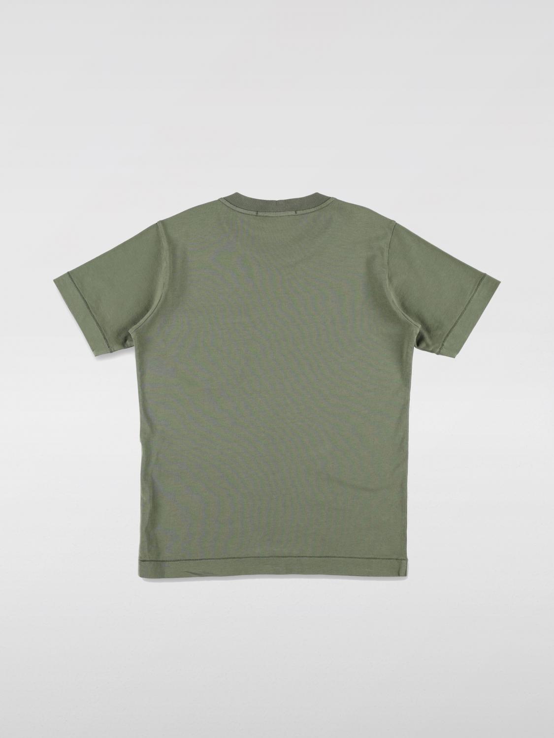 STONE ISLAND JUNIOR T-SHIRT: T-shirt kids Stone Island Junior, Green - Img 2