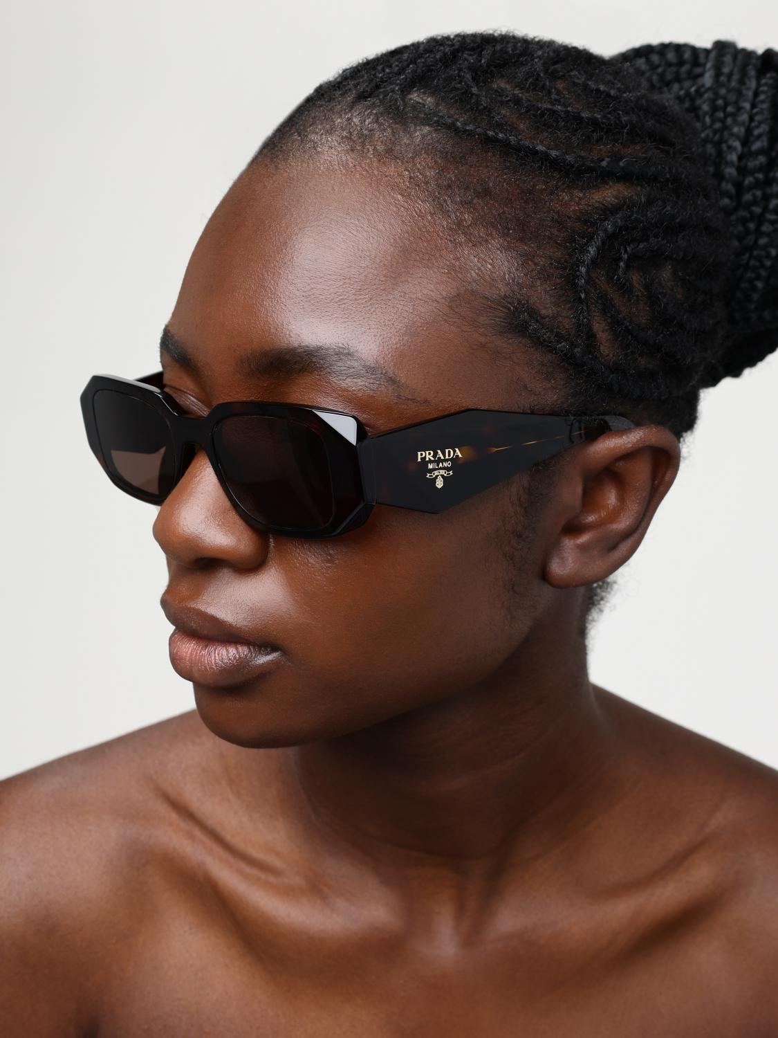 PRADA SONNENBRILLE: Sonnenbrillen damen Prada, Braun - Img 2