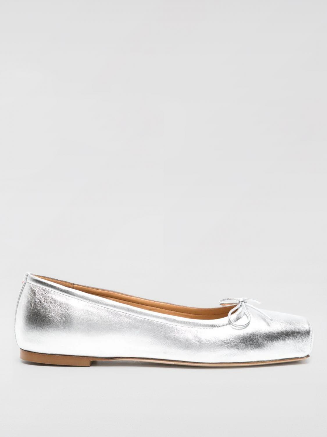 AEYDE BALLET FLATS: Shoes woman Aeyde, Silver - Img 1