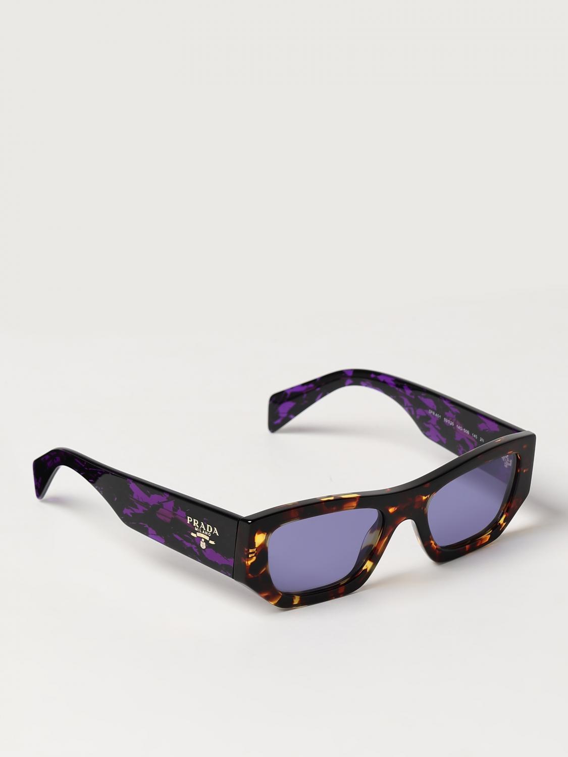 PRADA：サングラス レディース - ブラウン | GIGLIO.COM