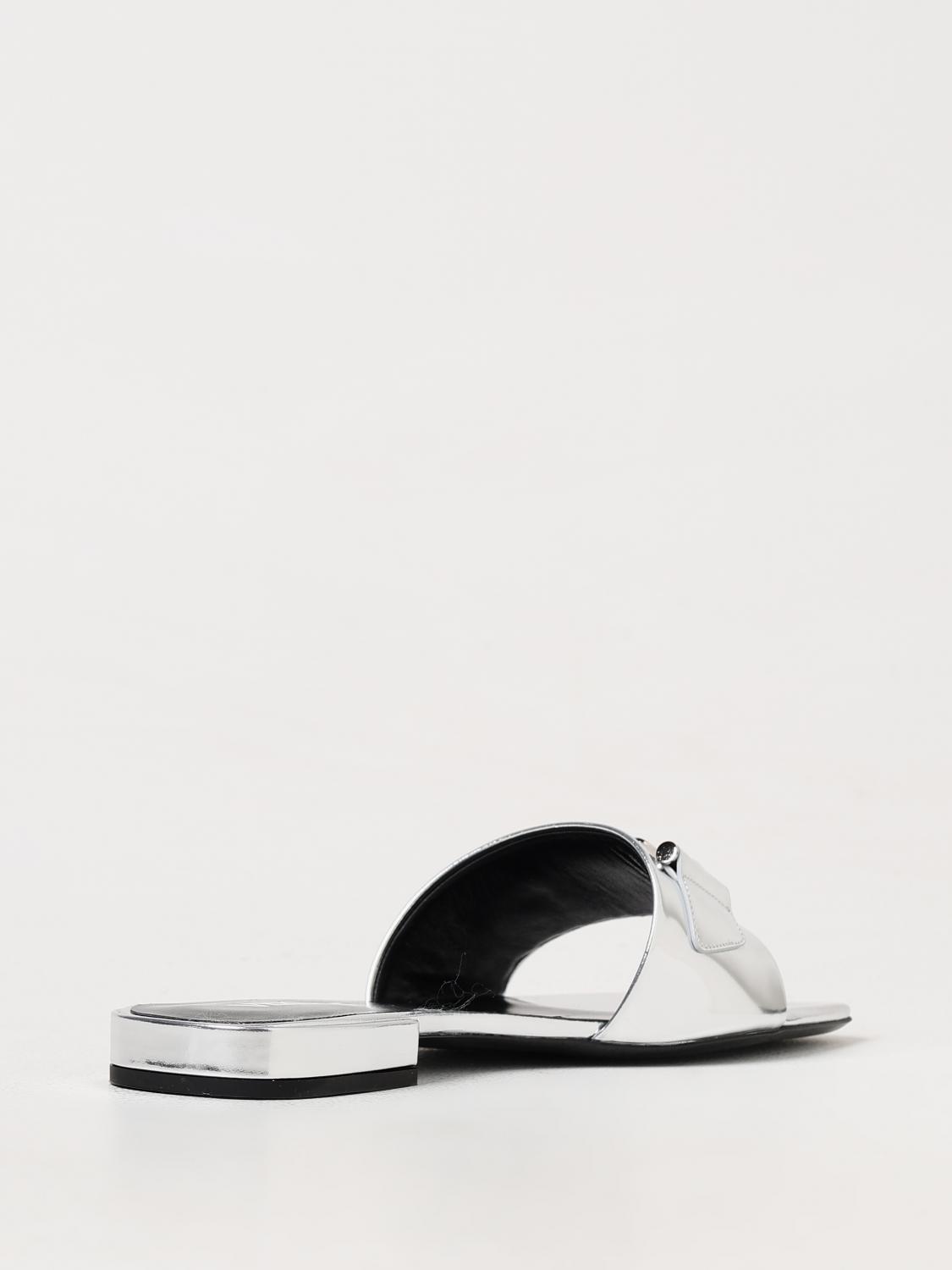 VERSACE SANDALES PLATES: Chaussures femme Versace, Argent - Img 3