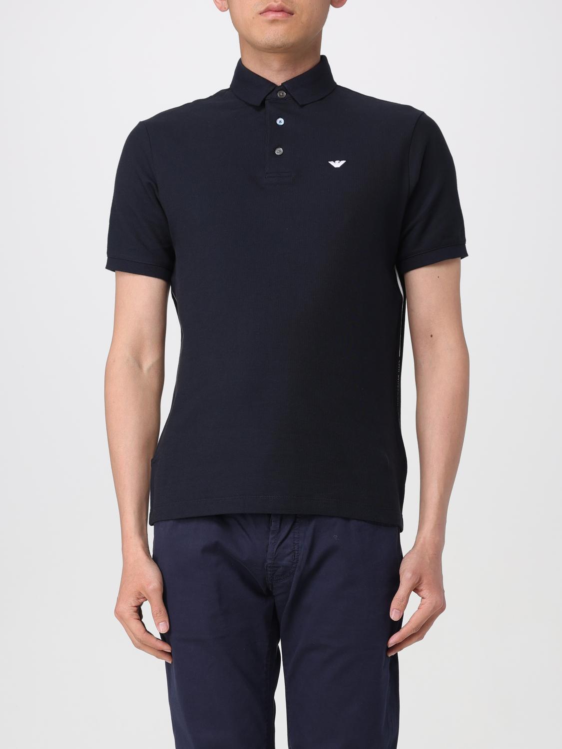 EMPORIO ARMANI POLO SHIRT: Polo shirt men Emporio Armani, Blue - Img 1