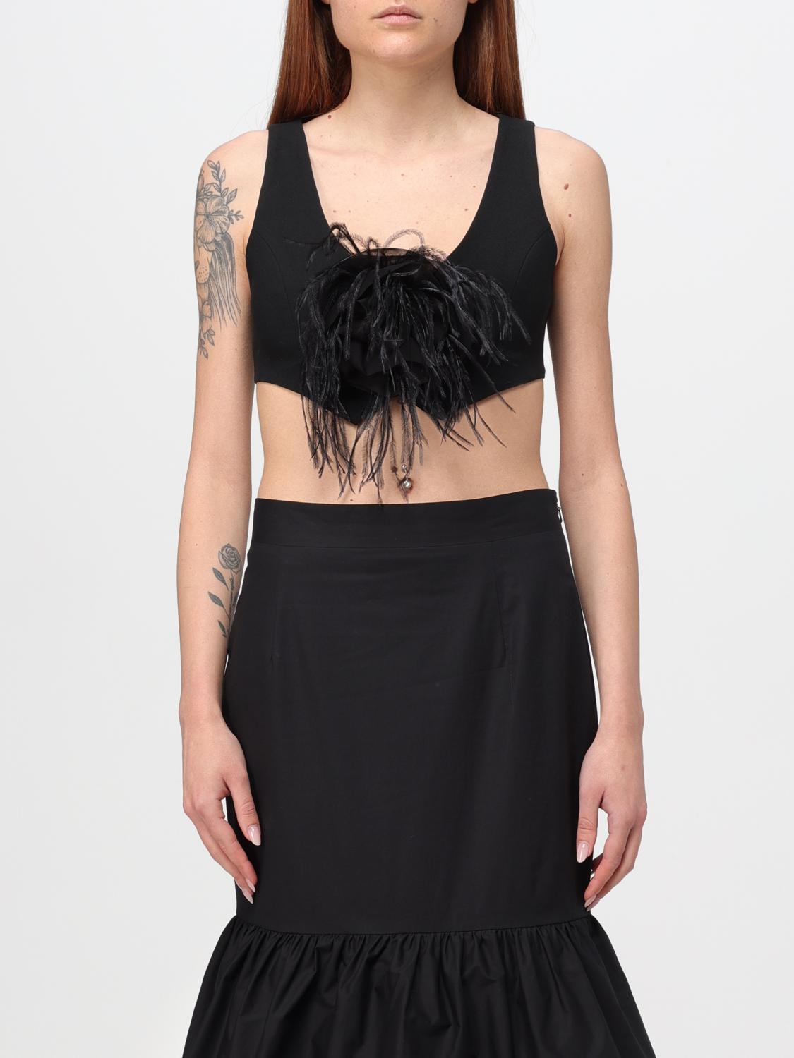 MOSCHINO COUTURE TOP: Top woman Moschino Couture, Black - Img 1