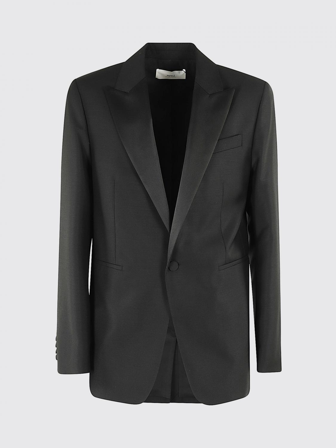 AMI PARIS JACKE: Jacke herren Ami Paris, Schwarz - Img 1