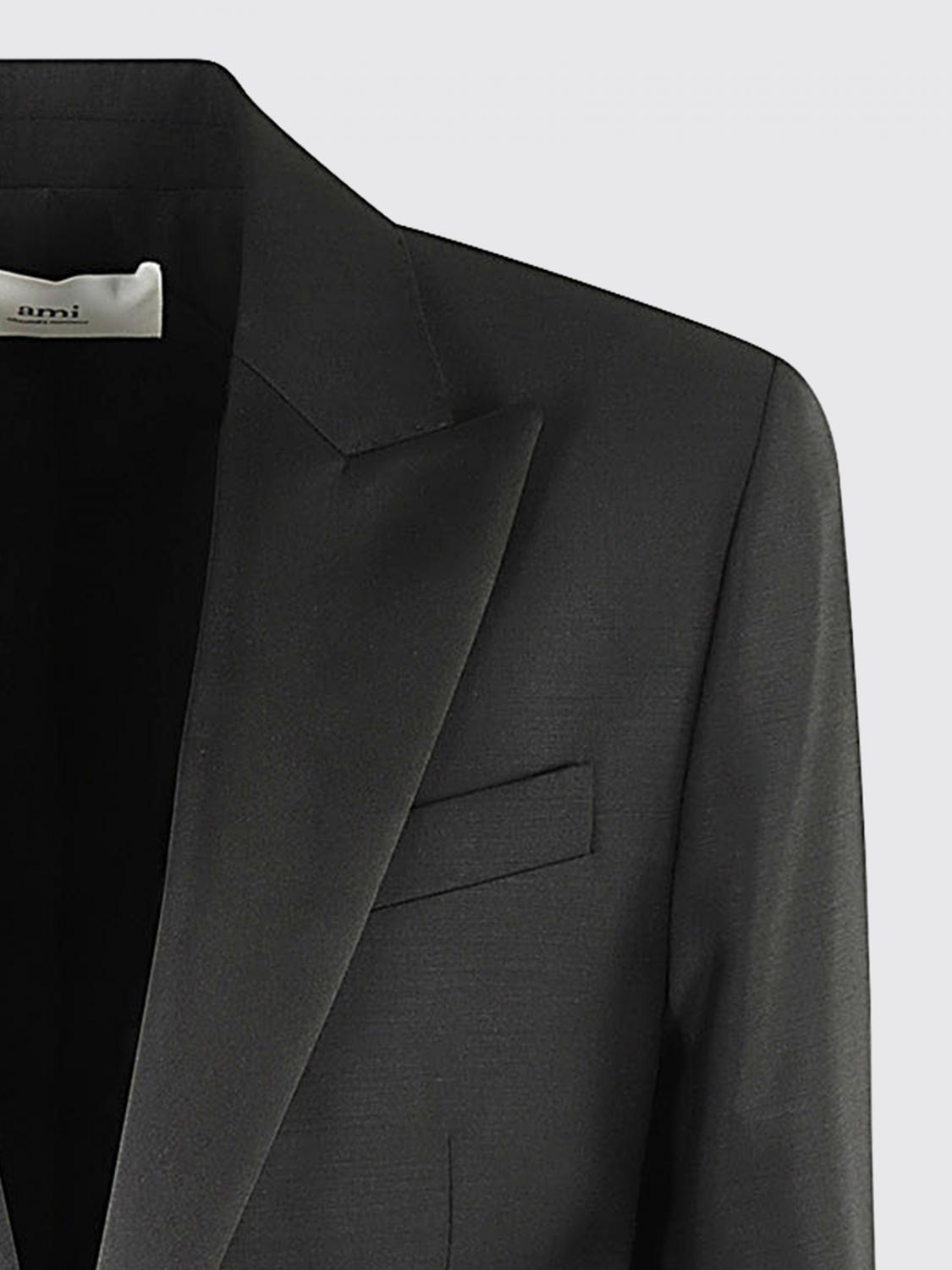 AMI PARIS JACKE: Jacke herren Ami Paris, Schwarz - Img 3
