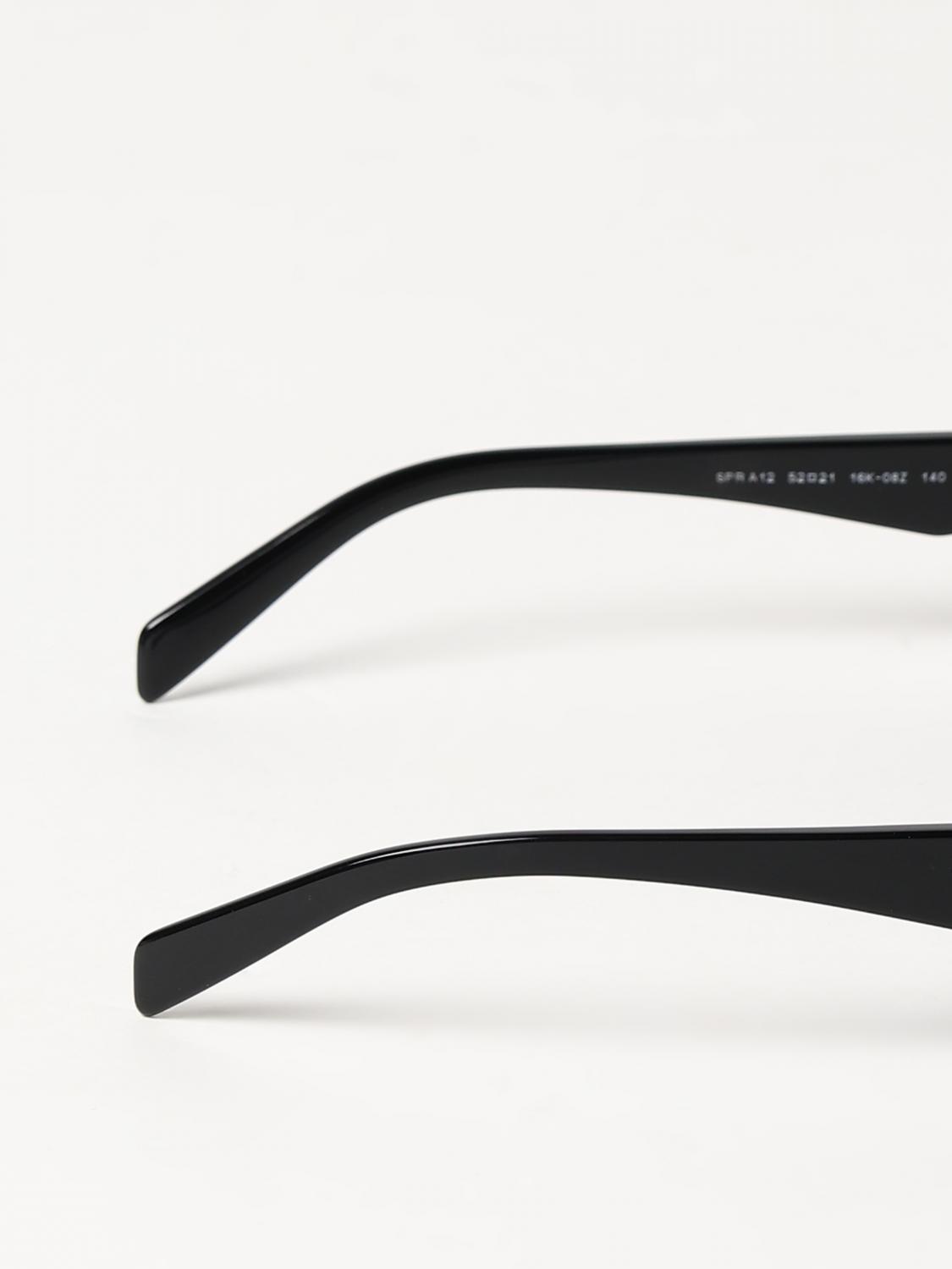サングラス PRADA Woman Sunglasses Black SPR A12 16K-08Z Prada Outlet: Sunglasses woman - Black | Prada sunglasses