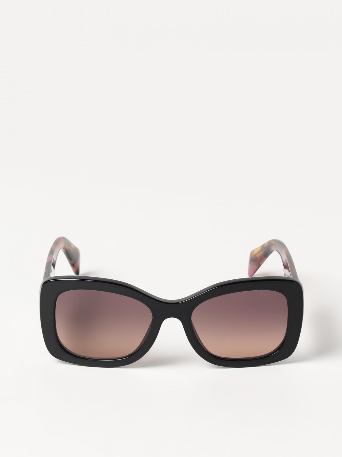 PRADA：サングラス レディース - ブラック | GIGLIO.COM