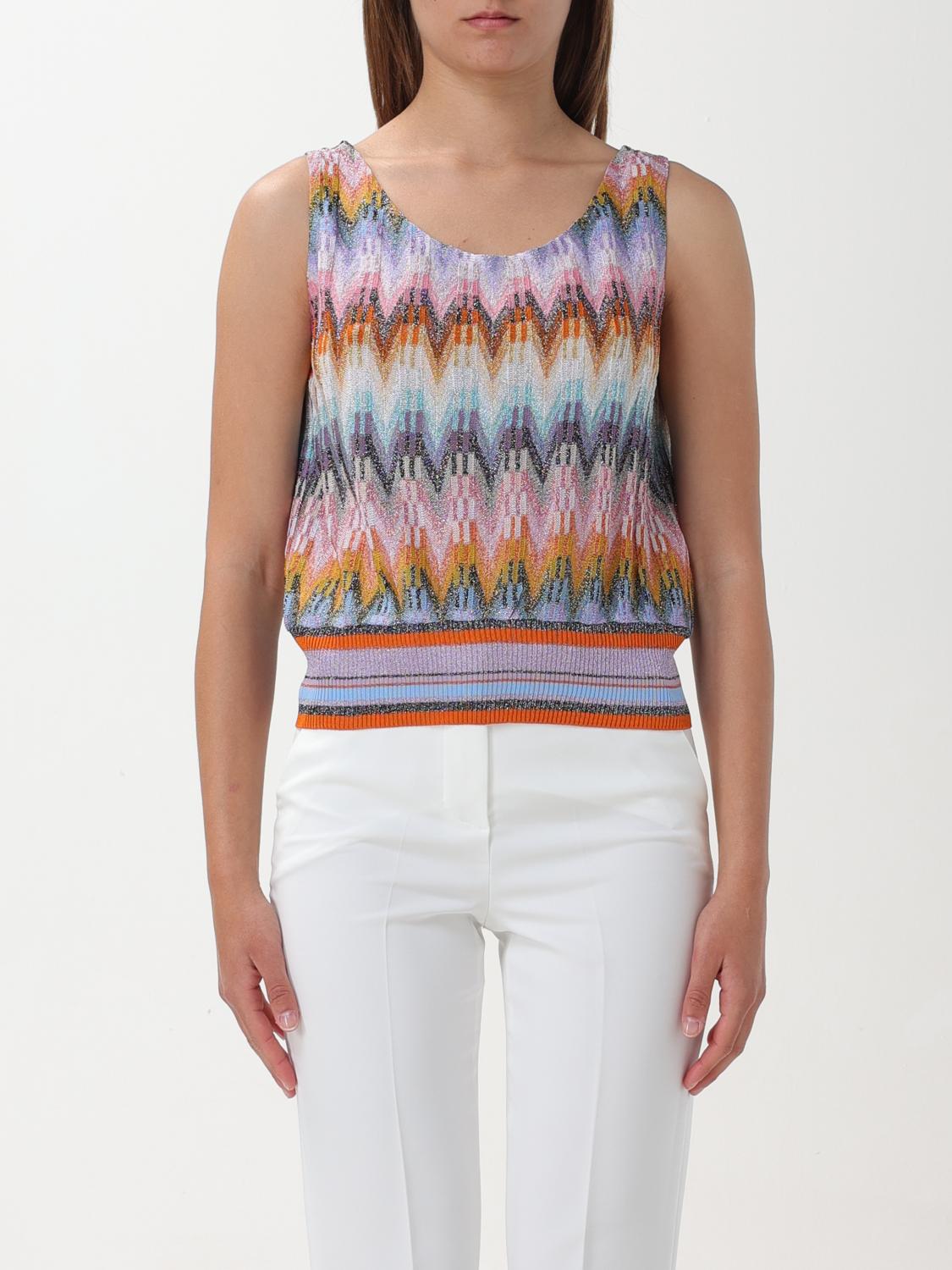 MISSONI: Top woman - Multicolor | Missoni top DS24SK1VBR00Y5