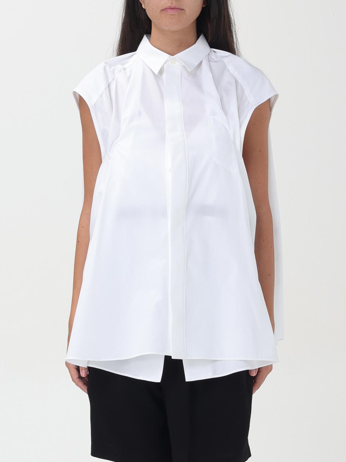 SACAI CHEMISE: Chemise femme Sacai, Blanc - Img 1