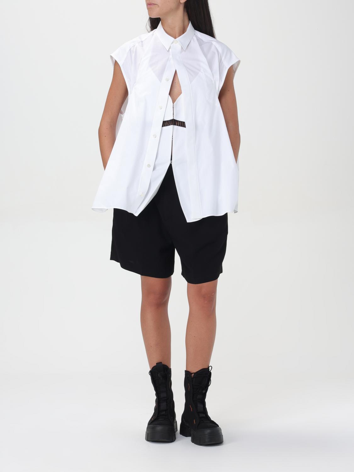 SACAI CHEMISE: Chemise femme Sacai, Blanc - Img 2