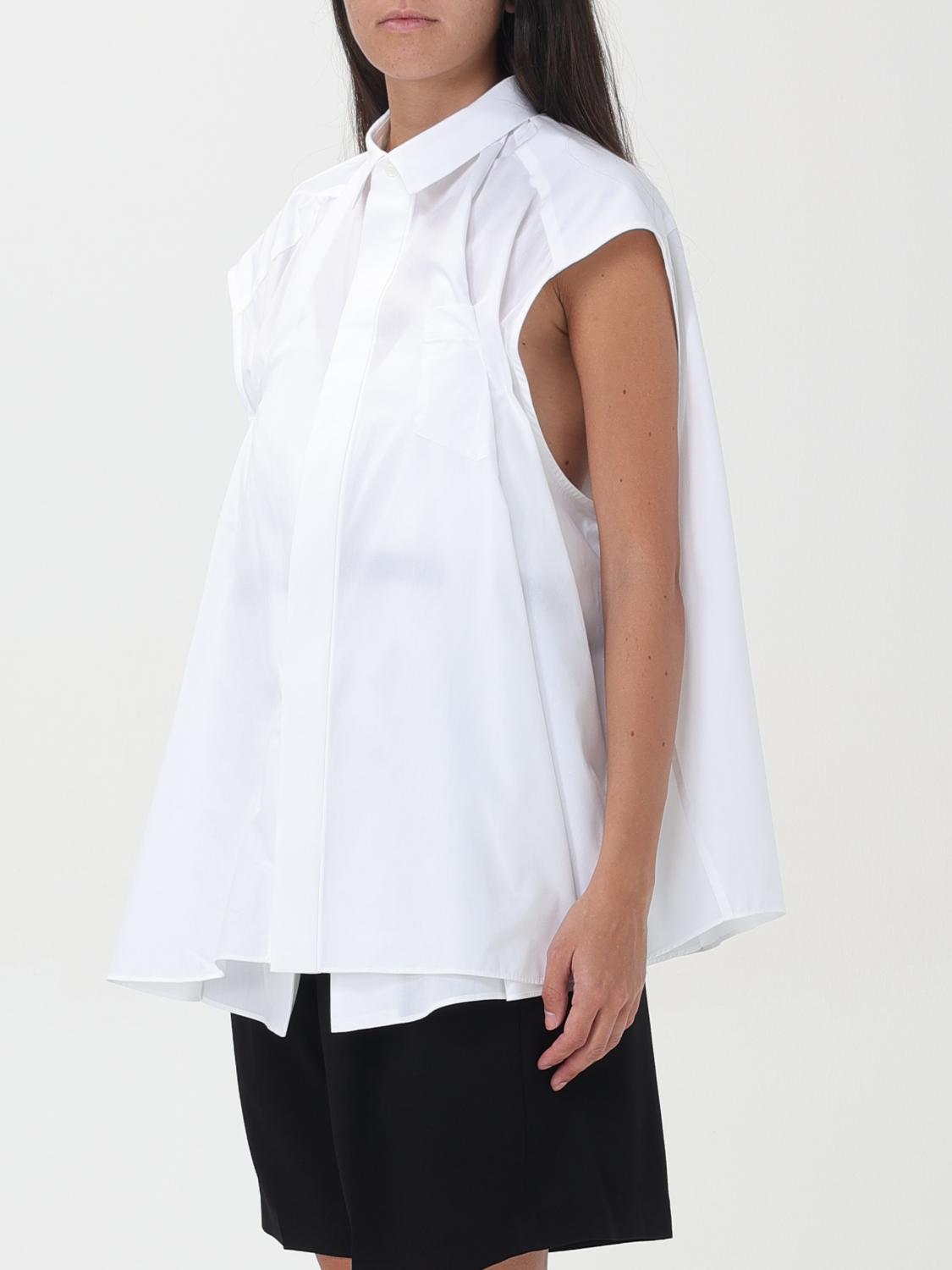 SACAI CHEMISE: Chemise femme Sacai, Blanc - Img 4