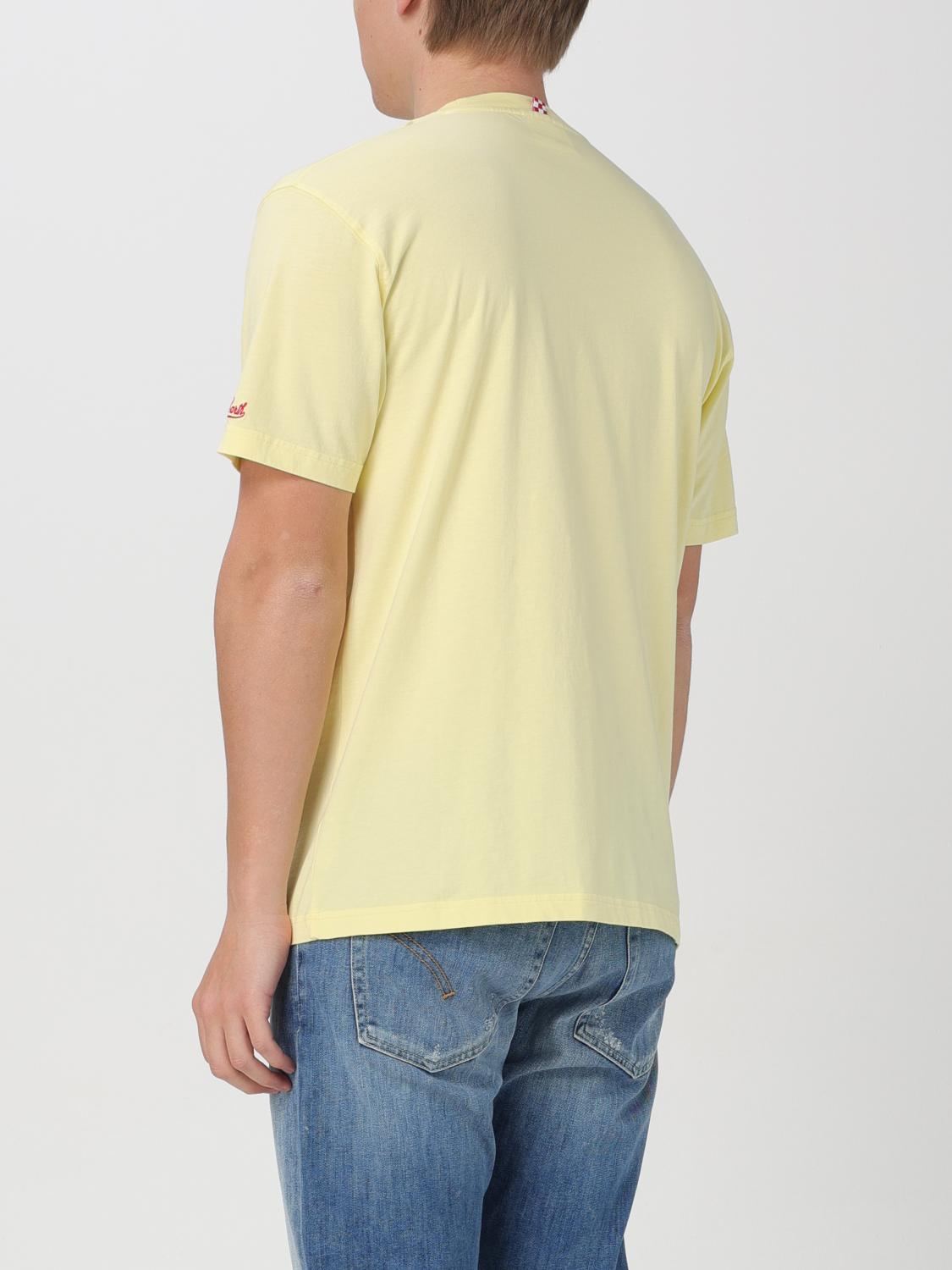 MC2 SAINT BARTH: T-shirt men - Yellow | Mc2 Saint Barth t