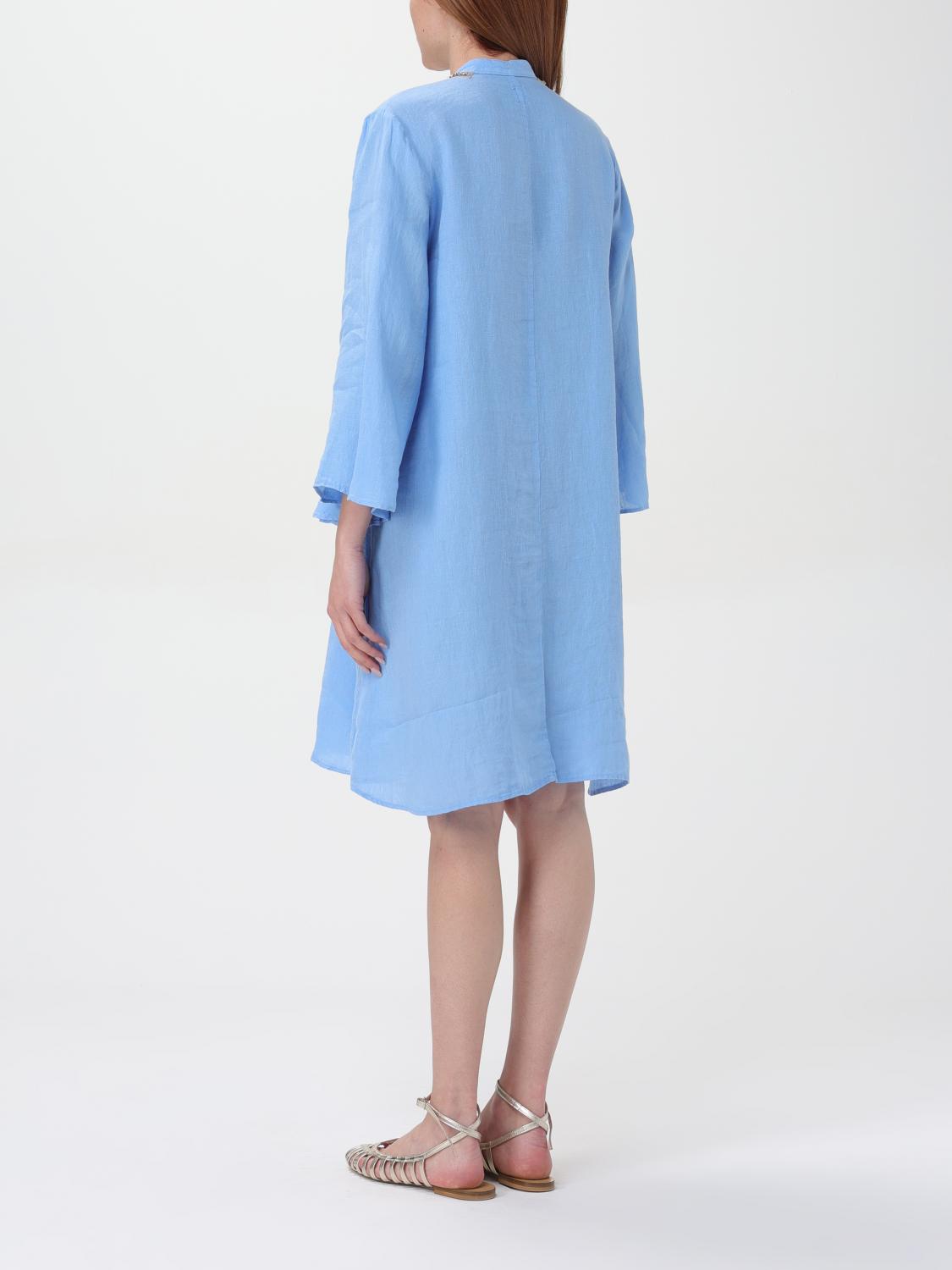 120% Lino Dress woman - Sea | 31ALIW49FD0115002 | GIGLIO.COM 120% Lino Dress woman - Sea | 31ALIW49FD0115002 | GIGLIO.COM