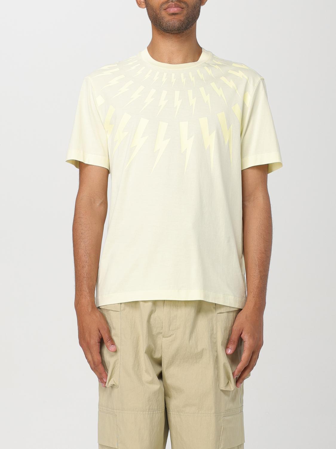 NEIL BARRETT CAMISETA: Camiseta hombre Neil Barrett, Beige - Img 1