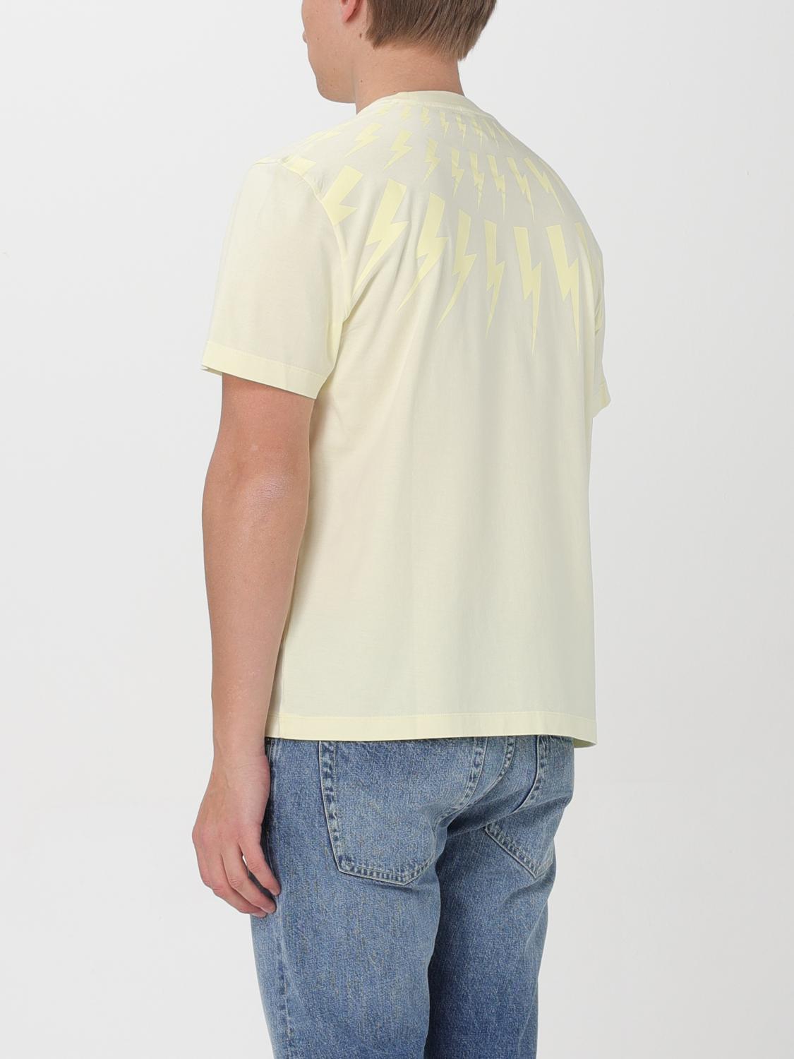 NEIL BARRETT T-SHIRT: T-shirt men Neil Barrett, Grey 1 - Img 2